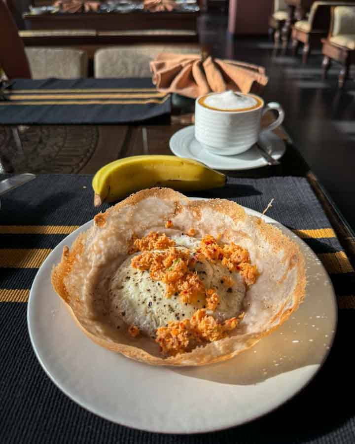 Sri Lankan egg hopper
