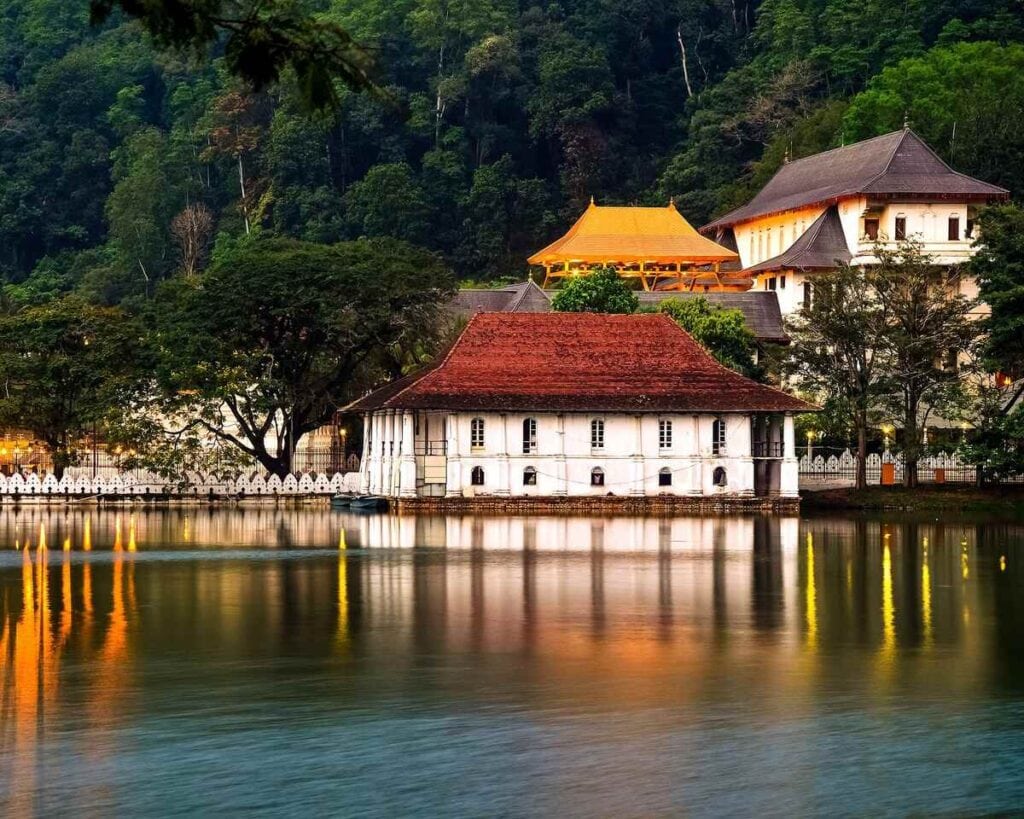 Temple of the Sacred Tooth Relic - Kandy Sri Lanka