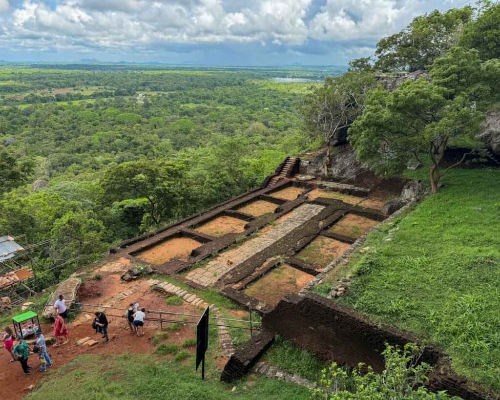 Terraced Gardens at Sigiriya Fortress Sri Lanka