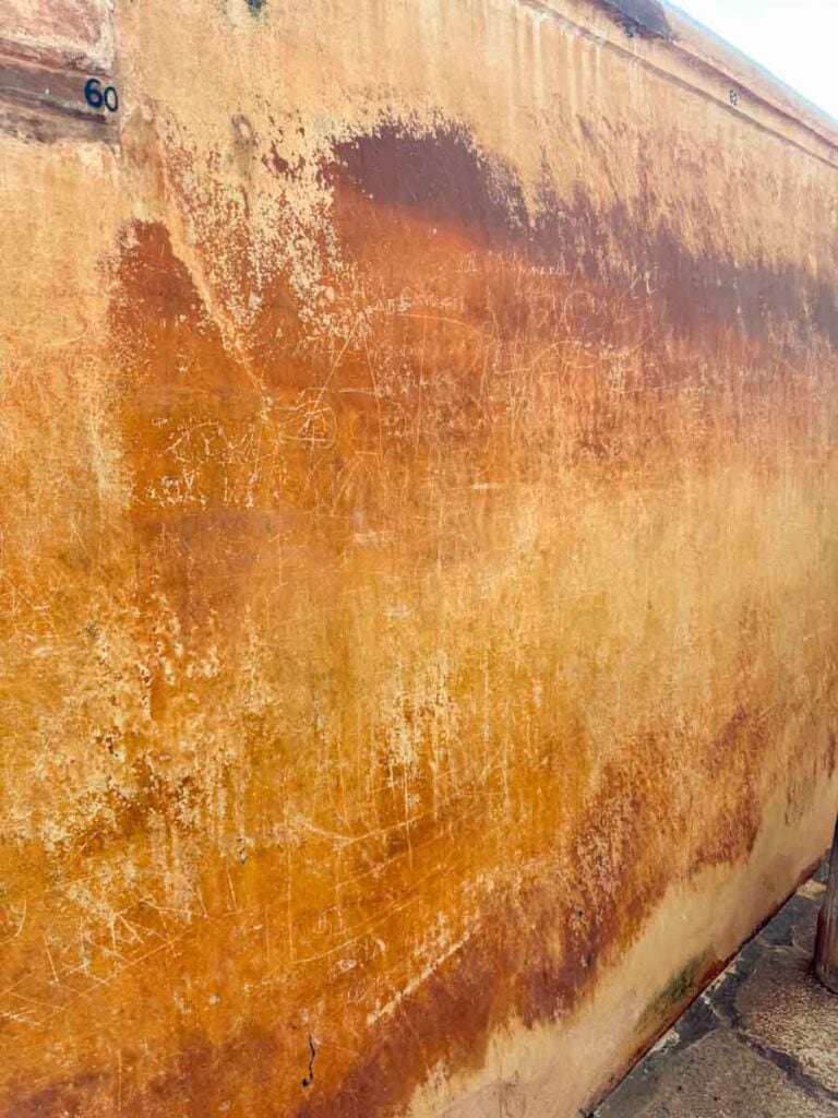 mirror wall at Sigiriya Lion Rock