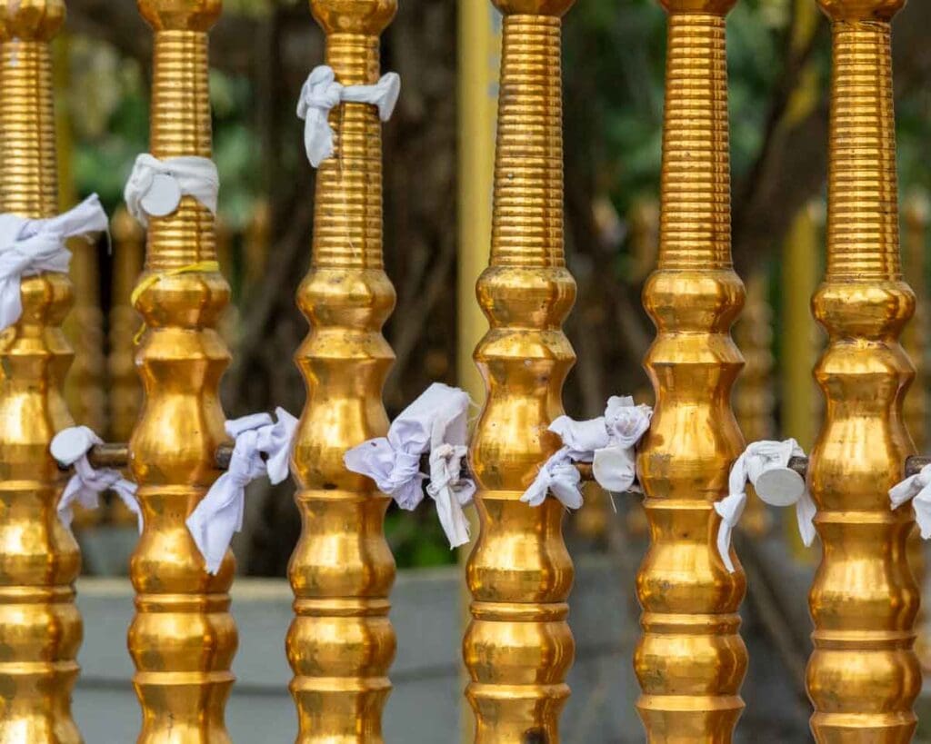 offerings at Nagadeepa Purana Vihara