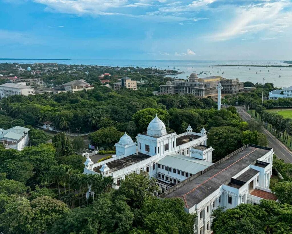 view of Jaffna from Cultural Center tower