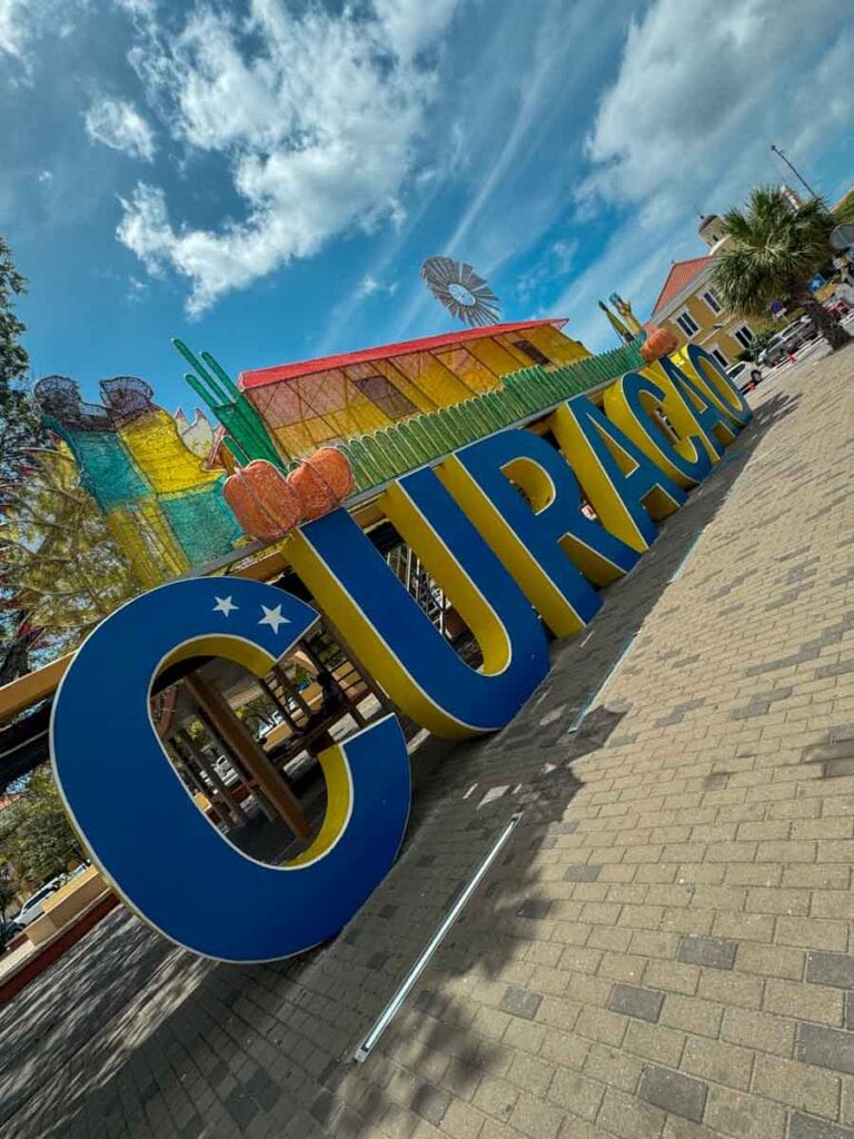 Curacao sign in Punda