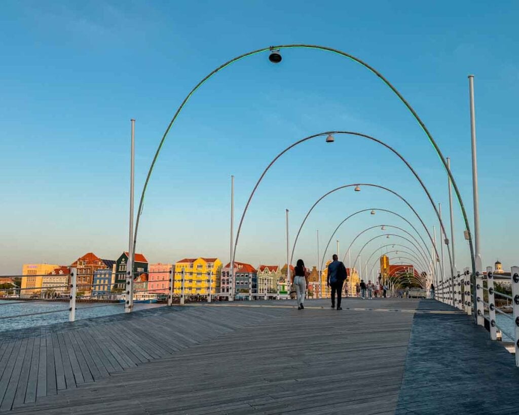 Queen Emma Bridge in Willemstad