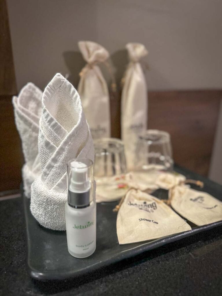 complimentary toiletries