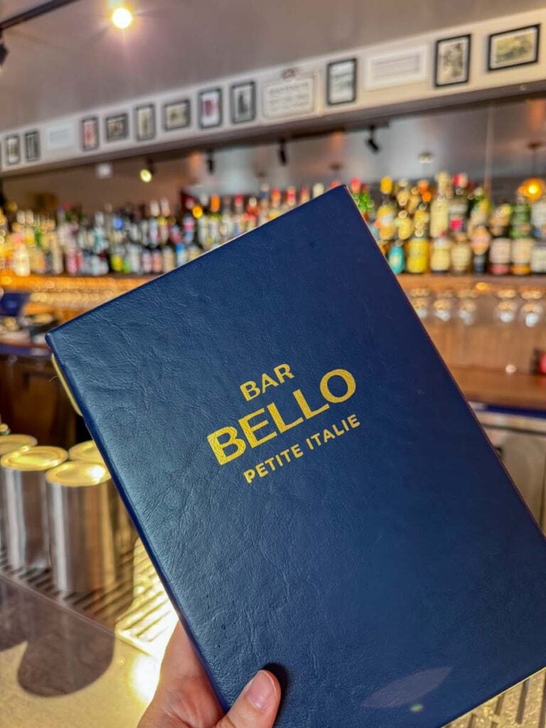 Bar Bello Little Italy Montreal