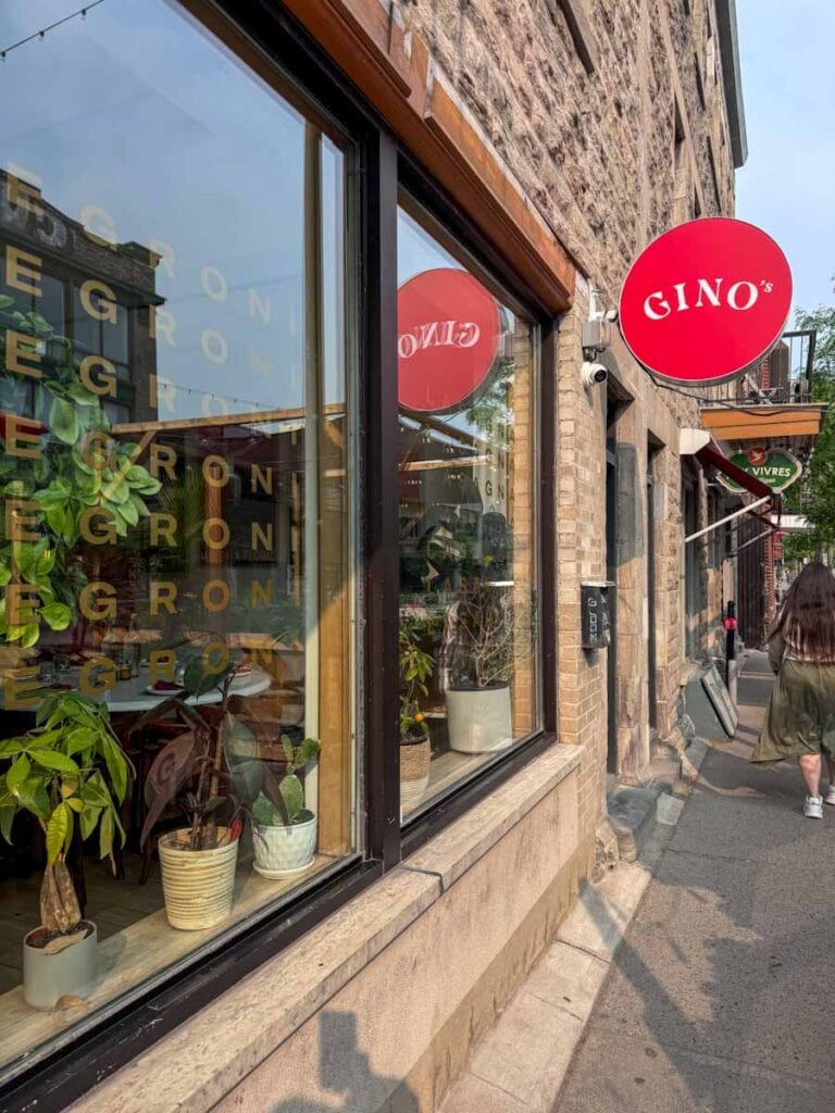 Ginos Negronis and Lasagne in Mile End
