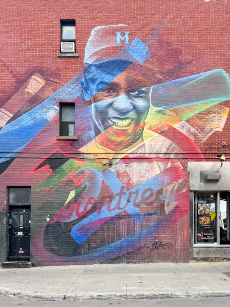 Jackie Robinson mural on The Main