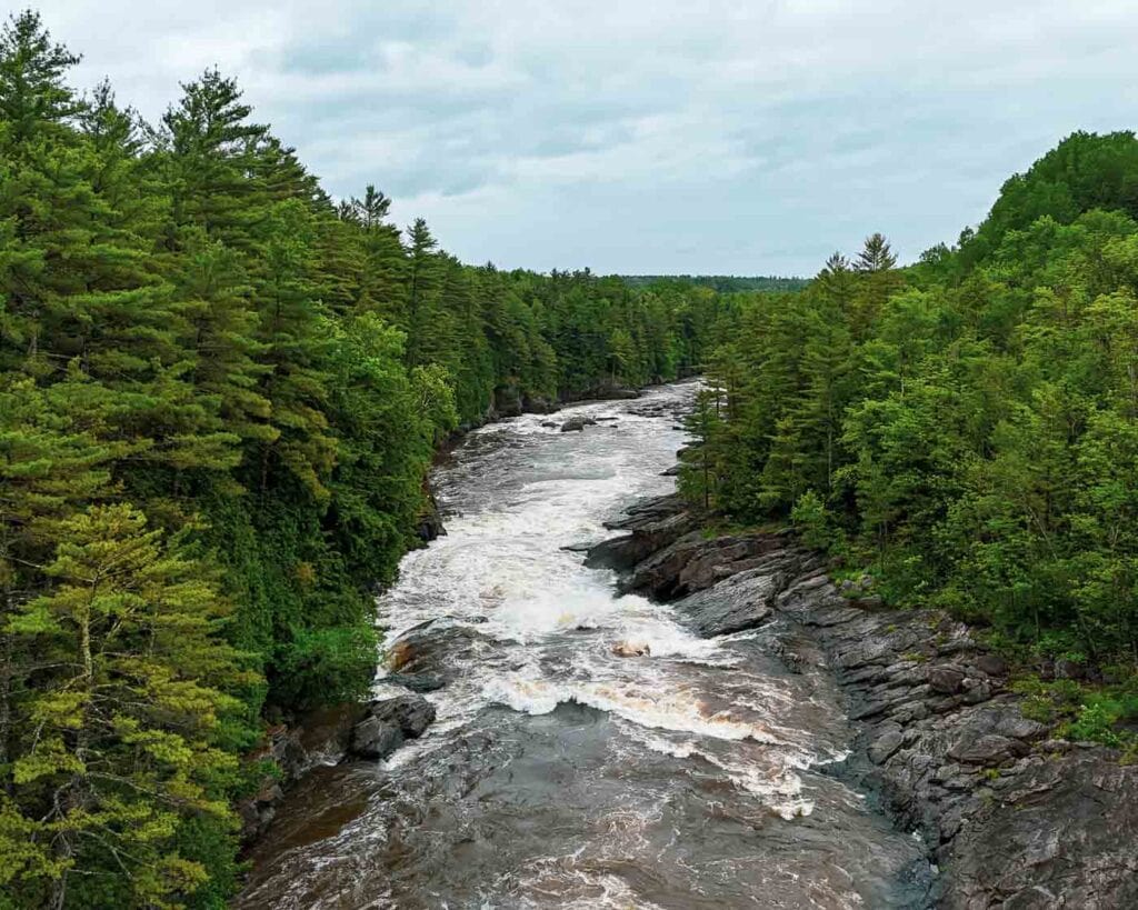 Parc de la riviere Batiscan ziplining