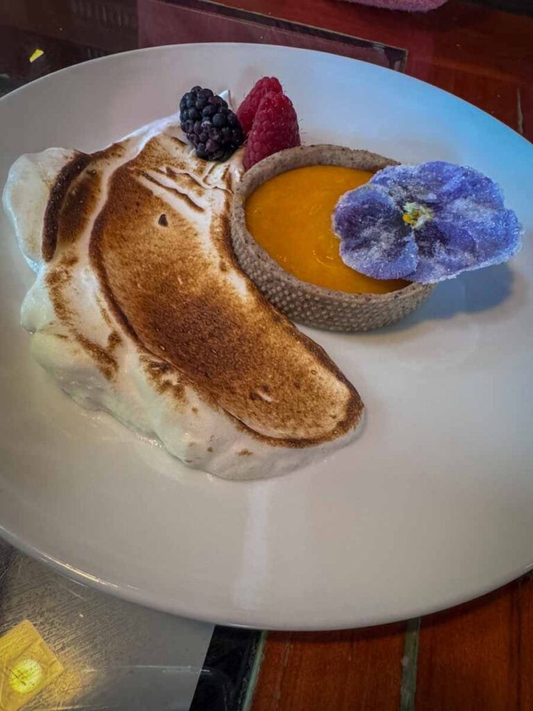 dessert at Le Presbytere