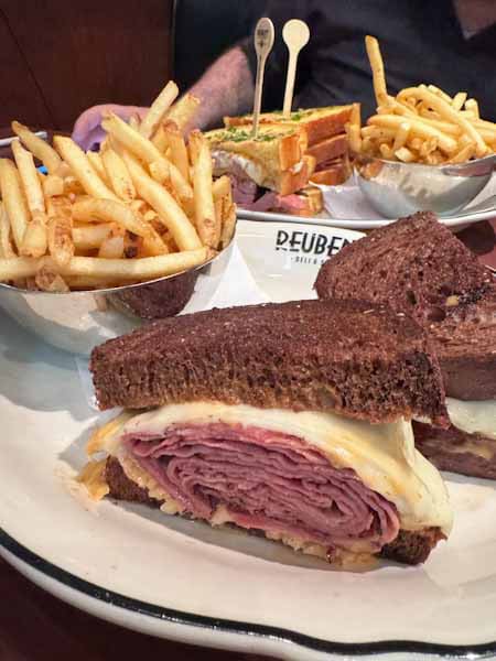 famous Montreal smoked meat sandwich