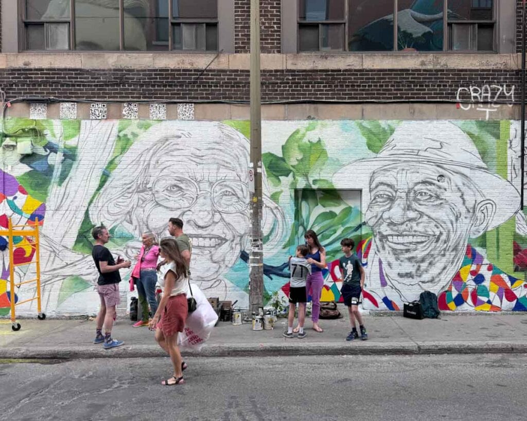 new art during MURAL fest 2025