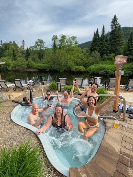 spa at Auberge du Vieux Moulin