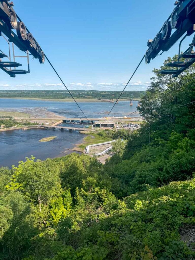Montmorency Falls cable car track