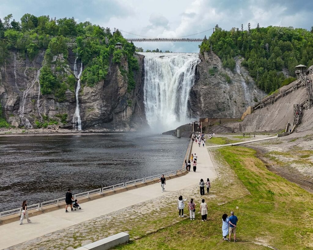 Montmorency Falls observation walkway
