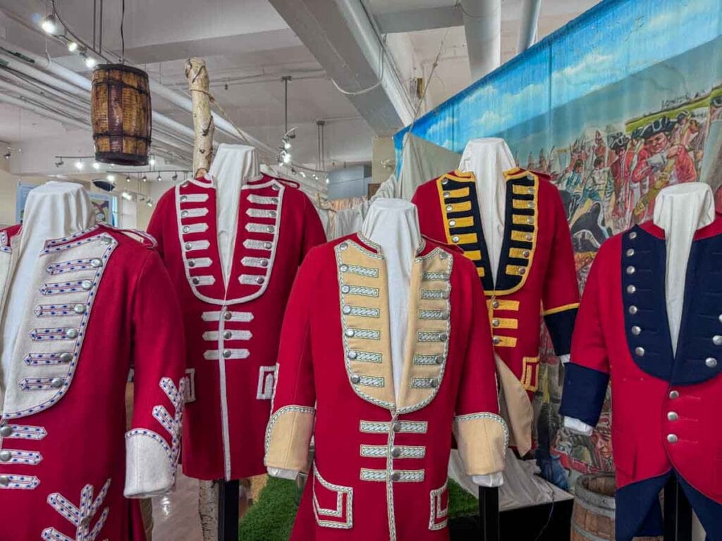 Plains of Abraham museum exhibit