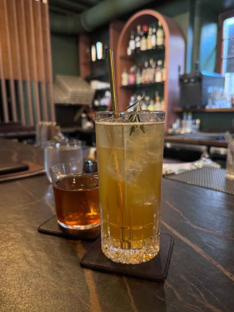 cocktails at Vieux Carre