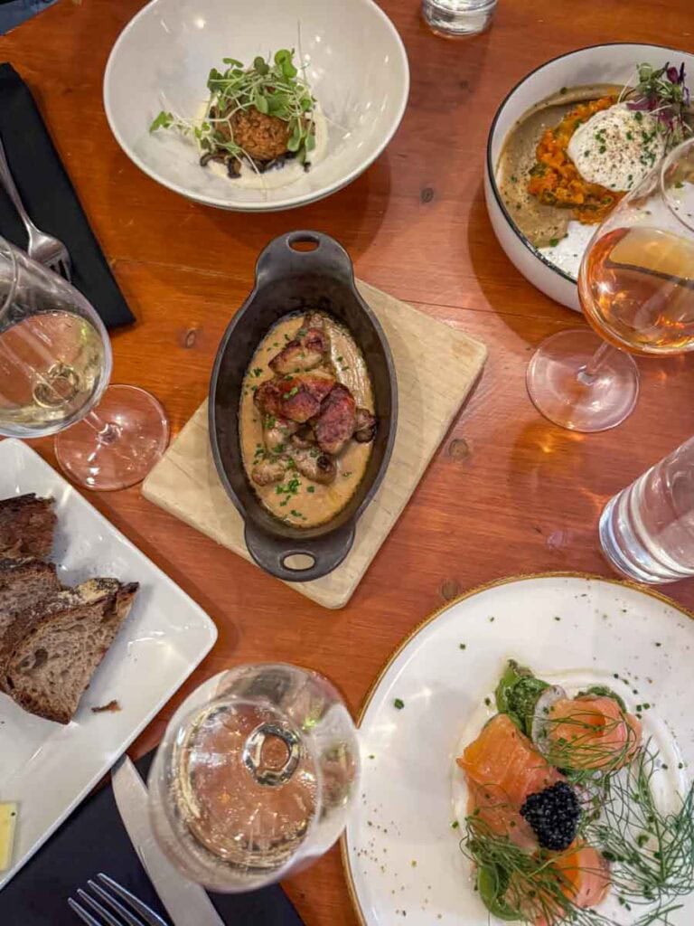 dining at L’Affaire Est Ketchup - Anthony Bordain visited in Quebec City