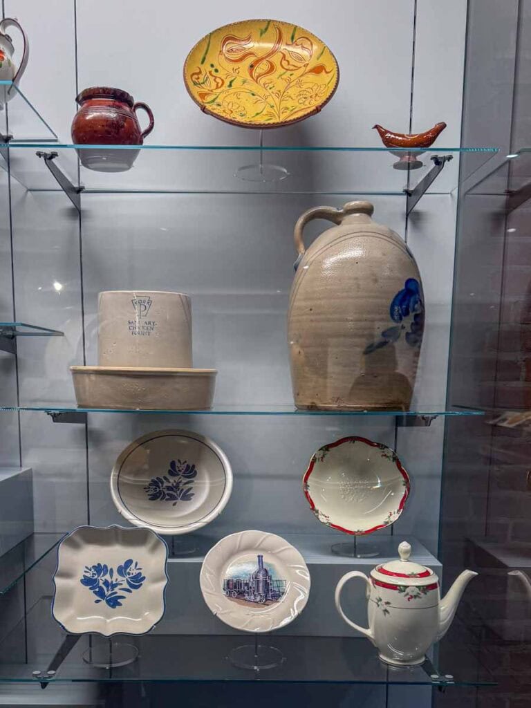 Pfaltzgraff pottery dating to 1860s at York County History Center